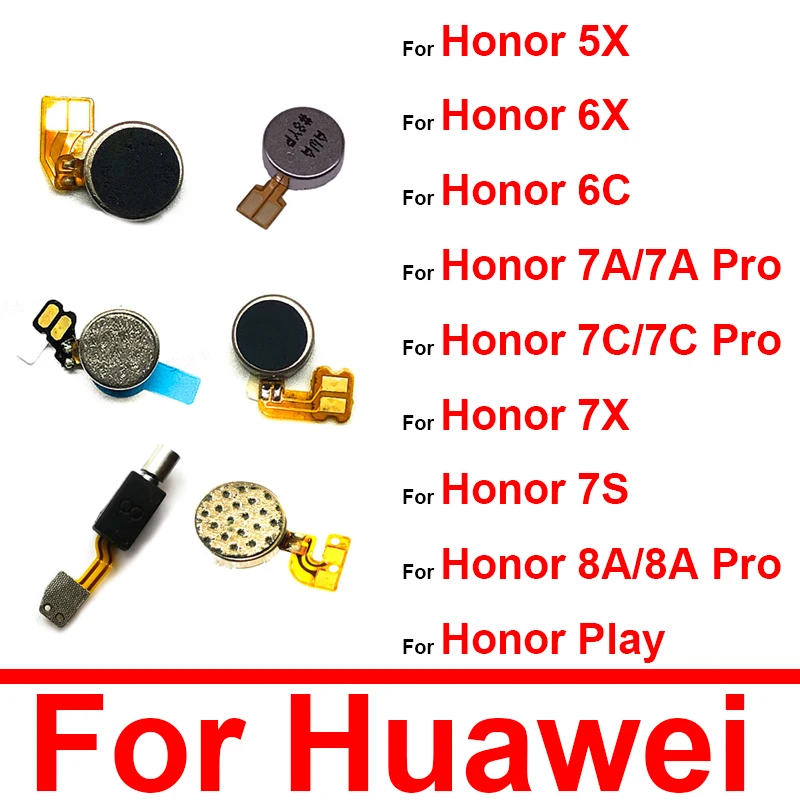 Vibrator Flex Cable For Huawei Honor Play 4C 8A 7A 7C Pro 5X 6X 6C 7C 7X 7S Global Russia Version Vibration Motor Flex Ribbon