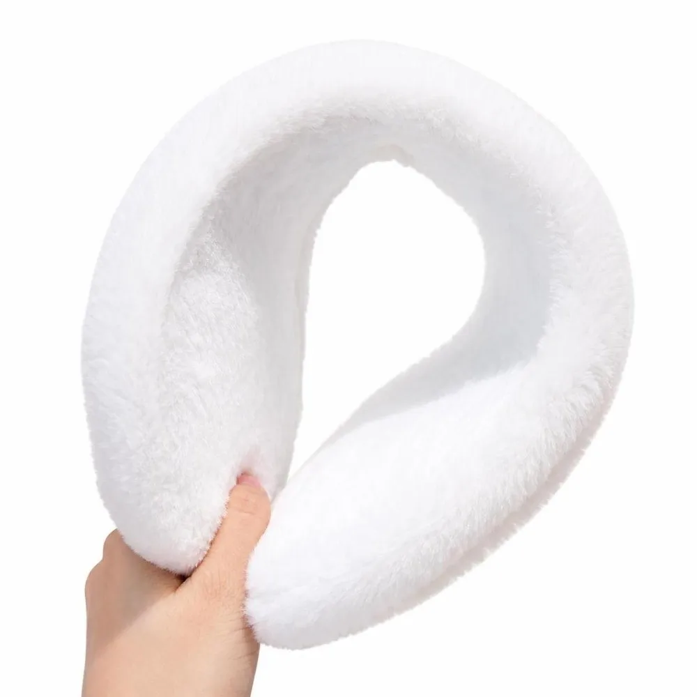 Rear Worn Style Rear Hanging Ear Muffs Portable No Pressure Ear Warmers Lightweight Skin-friendly Fabric Windproof Ear Covers