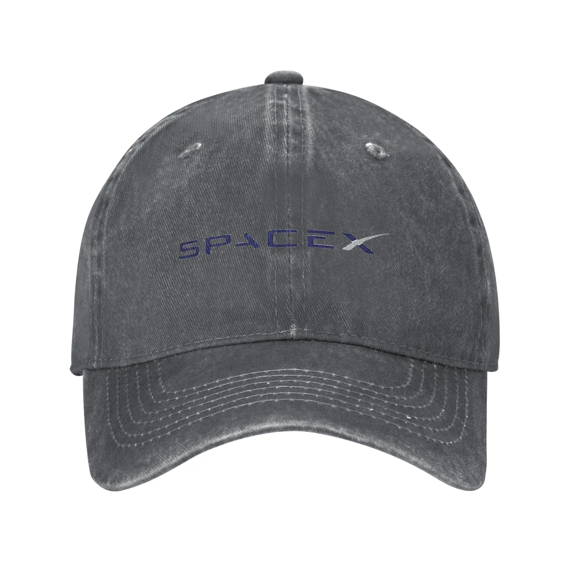 Spacex Spacex Logo Washed Denim Cap Casual Baseball Caps Adjustable Hat Summer Unisex Baseball Hats