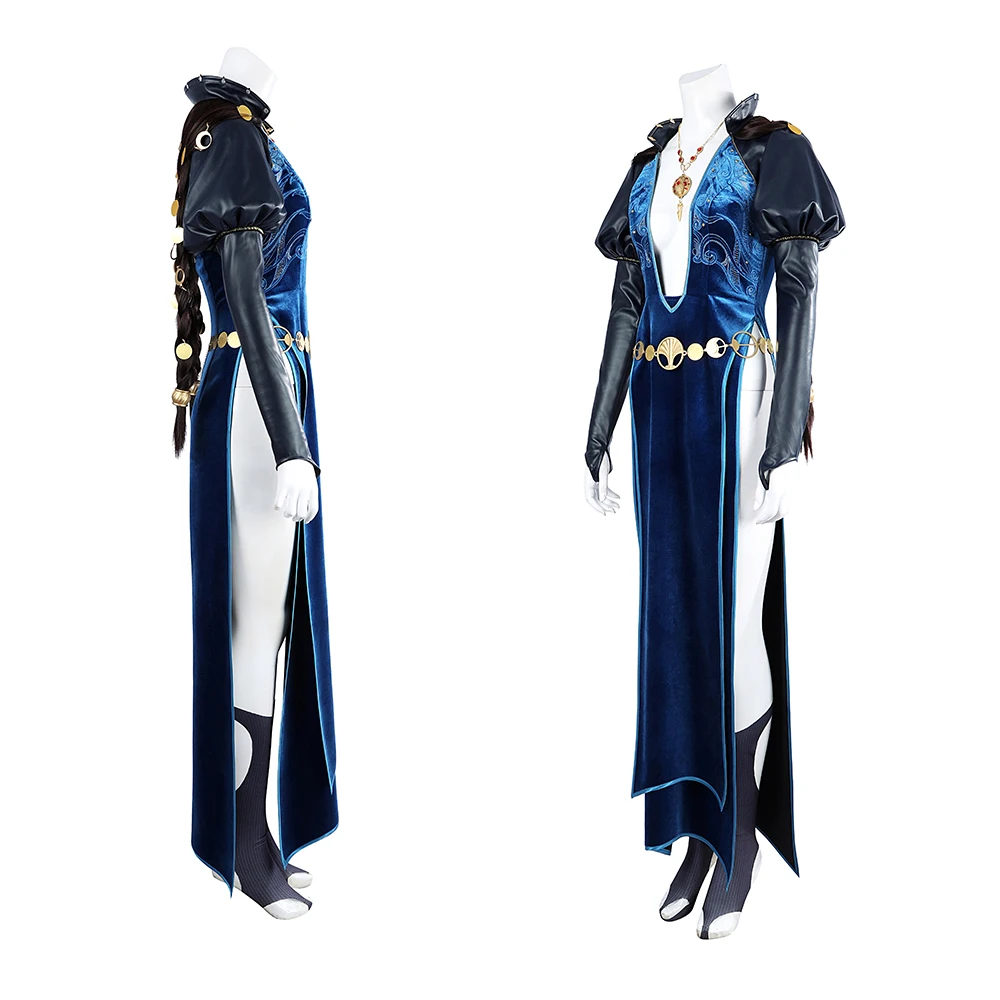 Baldurs Cos Gate 3 Mizora Cosplay Costume Adult Women Sexy Dress BG3 Roleplay Outfit Female Halloween Carnival Suit Hand Made