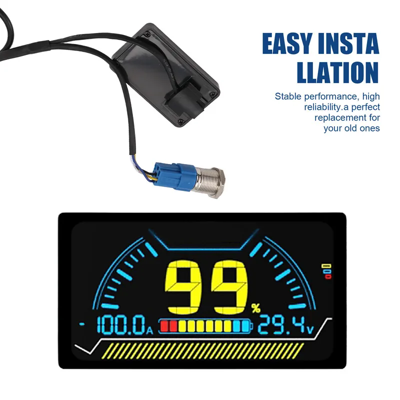 2.5 Inch Jikong LCD Screen With 50Cm Switch-Wire Jikong BMS Accessories Small Display For JK BMS Connection