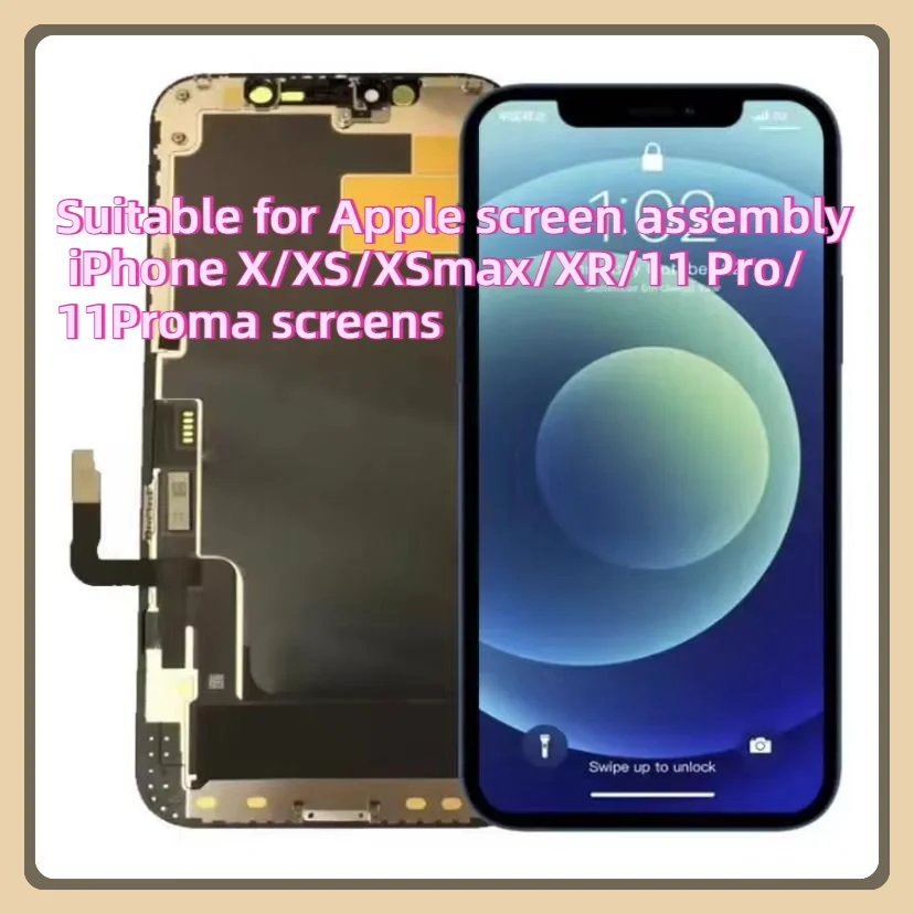 

OLED Pantalla for iphone X/XS/XSmax/XR/11/11Pro/11Proma Display Touch Screen Digitizer Assembly for iPhone LCD Replacement