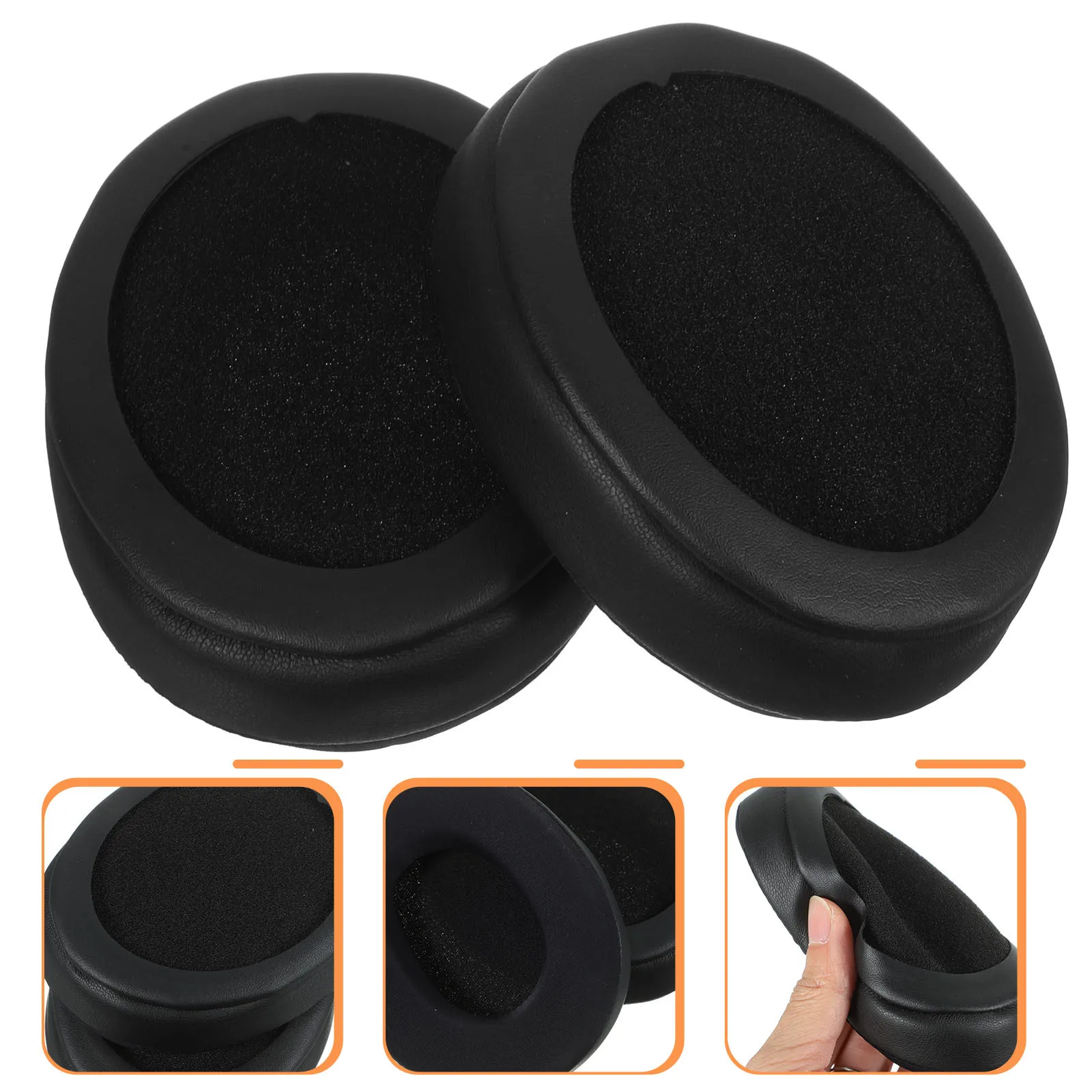 

2Pcs Ear Pads Replacement Soft Gel Cushion Headphone Earpads Compatible Wireless Gaming Headphones Upgrade Comfortable