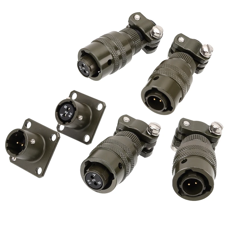 المعيار الأمريكي MIL-26482 موصل مقاوم للمياه MS3116E8-2 الأساسية الطيران التوصيل مقعد MS3112F PT06E #5