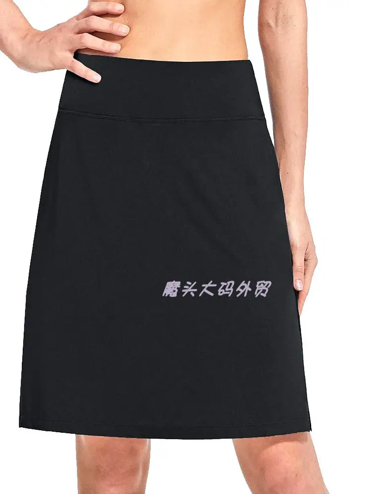

Женская спортивная одежда Qui Dry Golf Skort средней длины, ультралегкая дышащая трикотажная спортивная одежда из полиэстера для гольфа