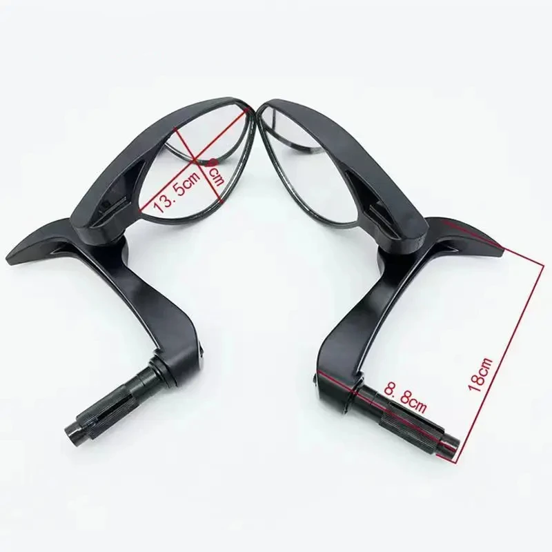 오토바이 핸드 가드 보호 브레이크 클러치 레버, 사이드 미러 쌍, MT07 MT-07 R3 R25 용, 22mm 백미러 쌍, 7/8 인치