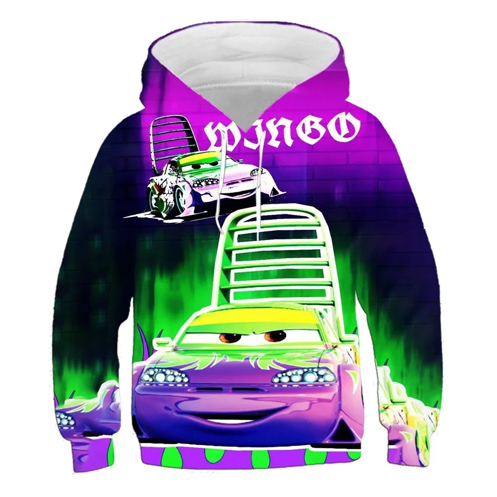 Disney Mobilize ALL CARS Movie 3D Print Men Women Fashion Oversized Sweatshirts Hoodie Kids Pullovers Cosplay Men\'s Clothing