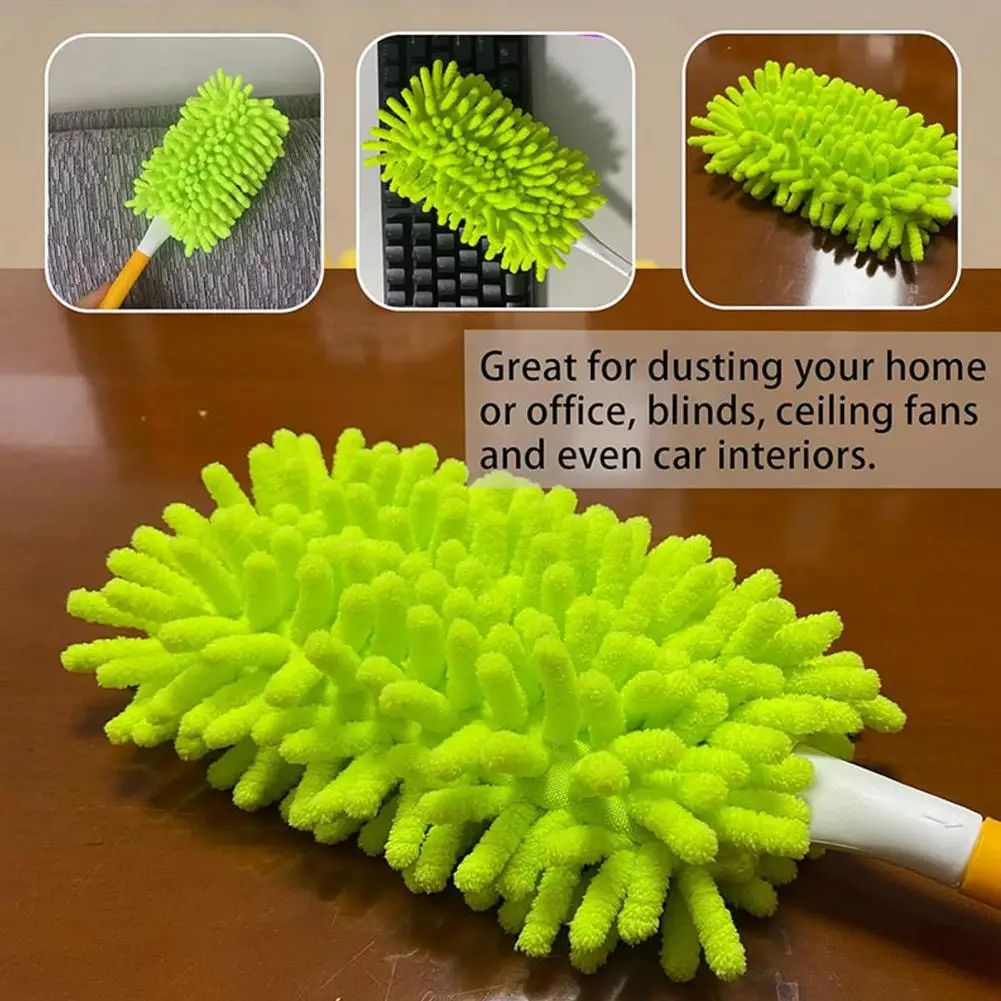 2/4/6Pcs Mop Replacement Cloth Cover Car Interior Duster Cover Washable Quick Dry Hand Duster Refills Cleaning Cloth for Swiffer