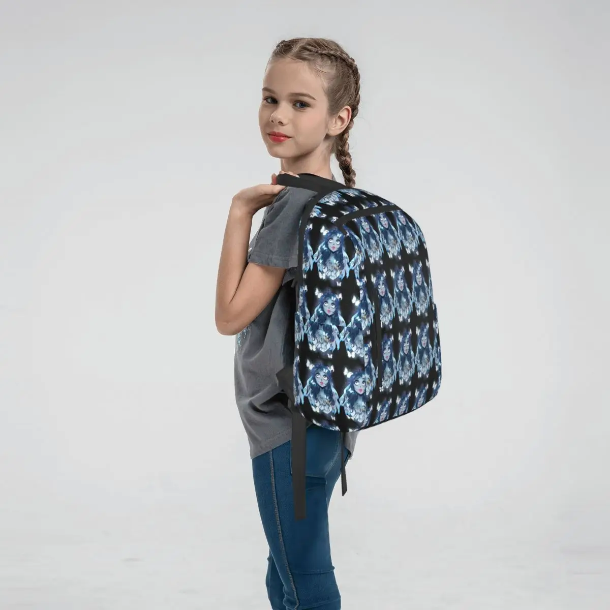 Halloween Film Corpse Bride Ghost Tim Burton  Backpack Large Capacity Boys Girls BookBag School Bag Shoulder Bags for Men Women