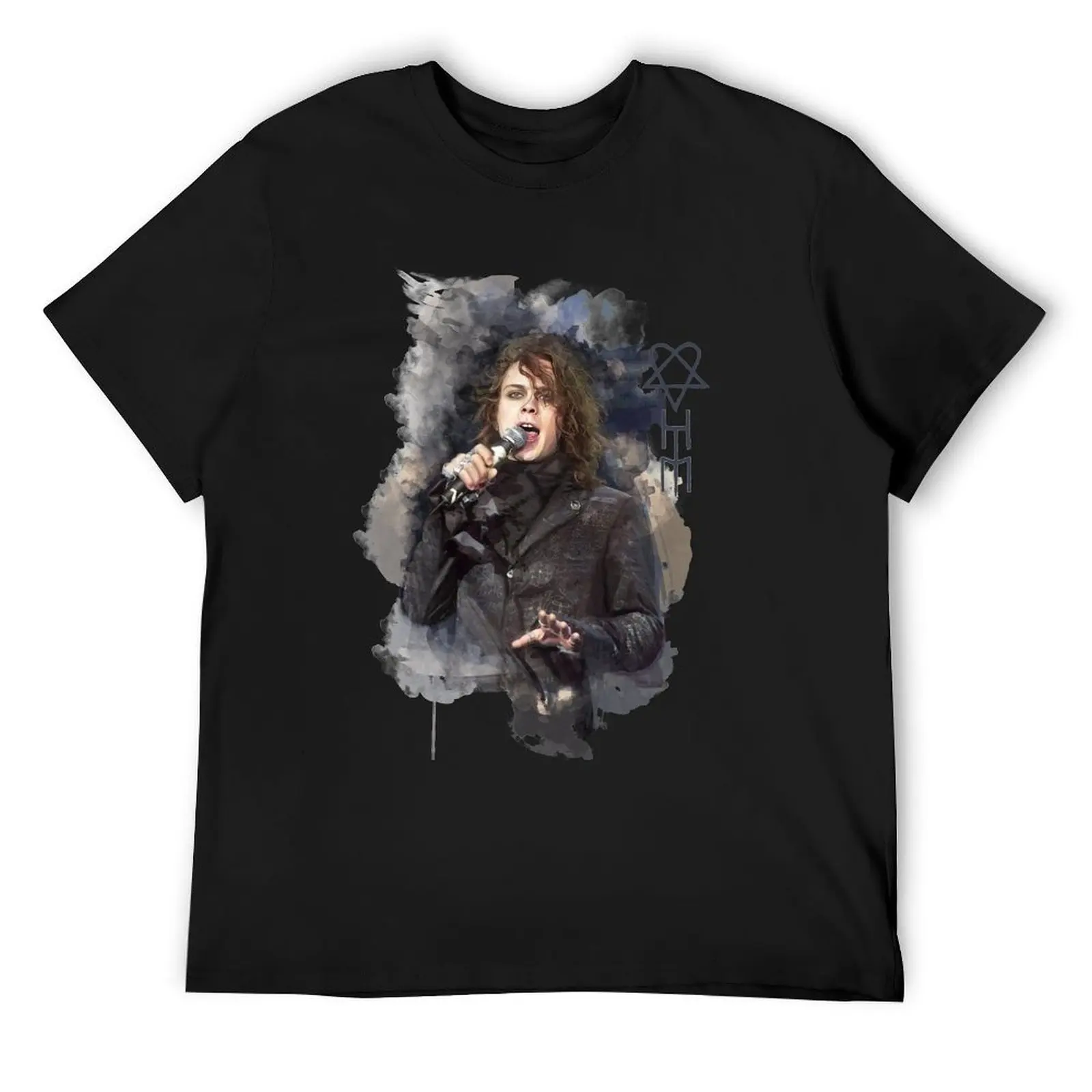 Ville Valo. Rock Am Ring 2001 T-Shirt cotton graphic tees shirts graphic tee shirts men