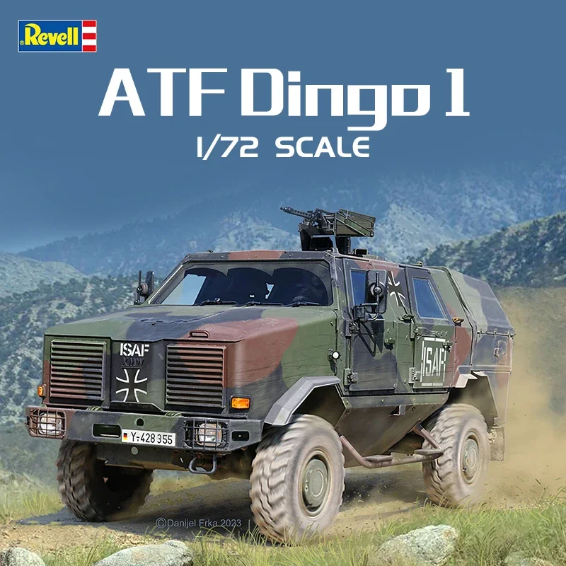 

Revell Plastic Assembly Model Kit 03345 ATF Dingo 1 Climbing Light Transporter 1/72