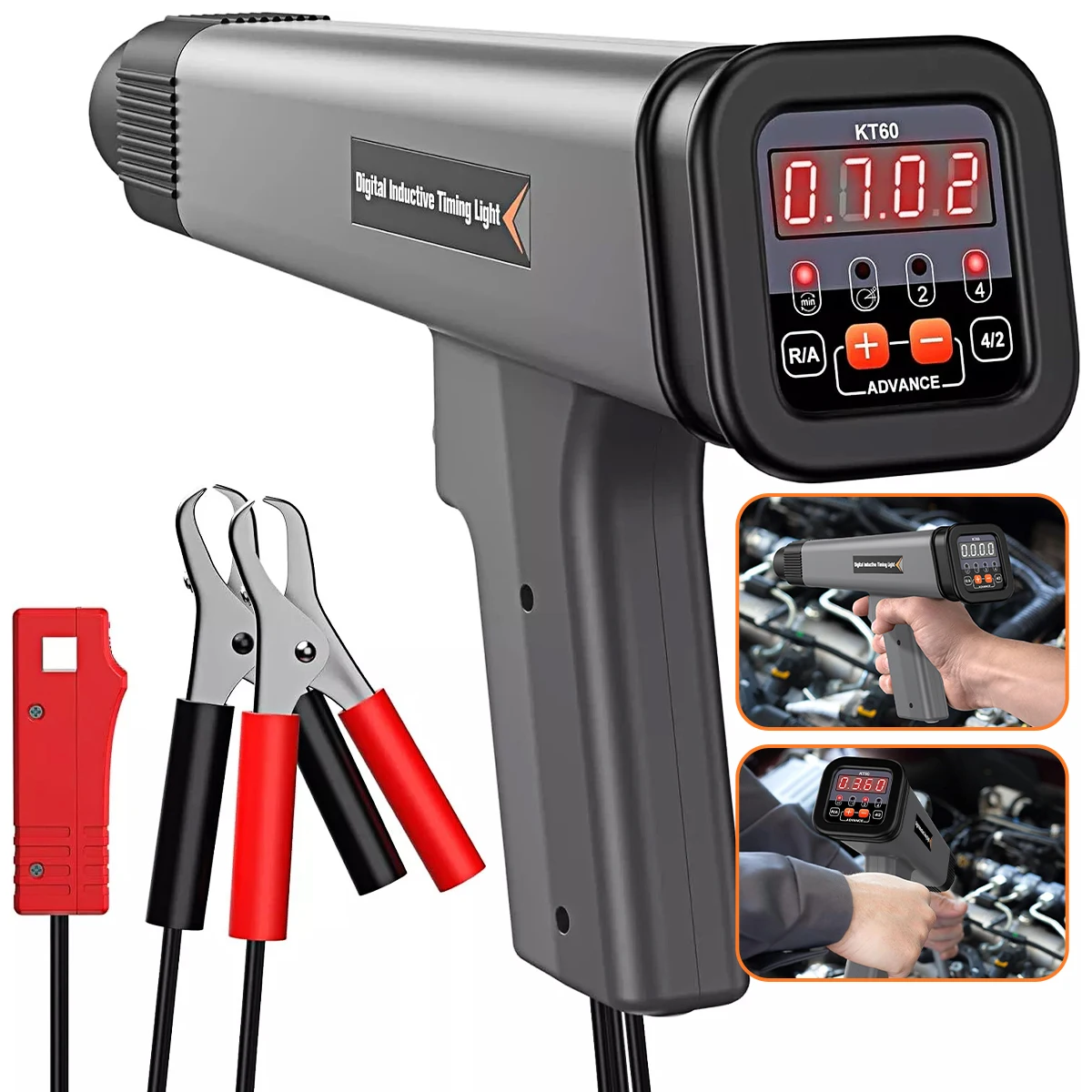 KZYEE KT60 Digital Inductive T - Timing Light Gun ulasan dan harga