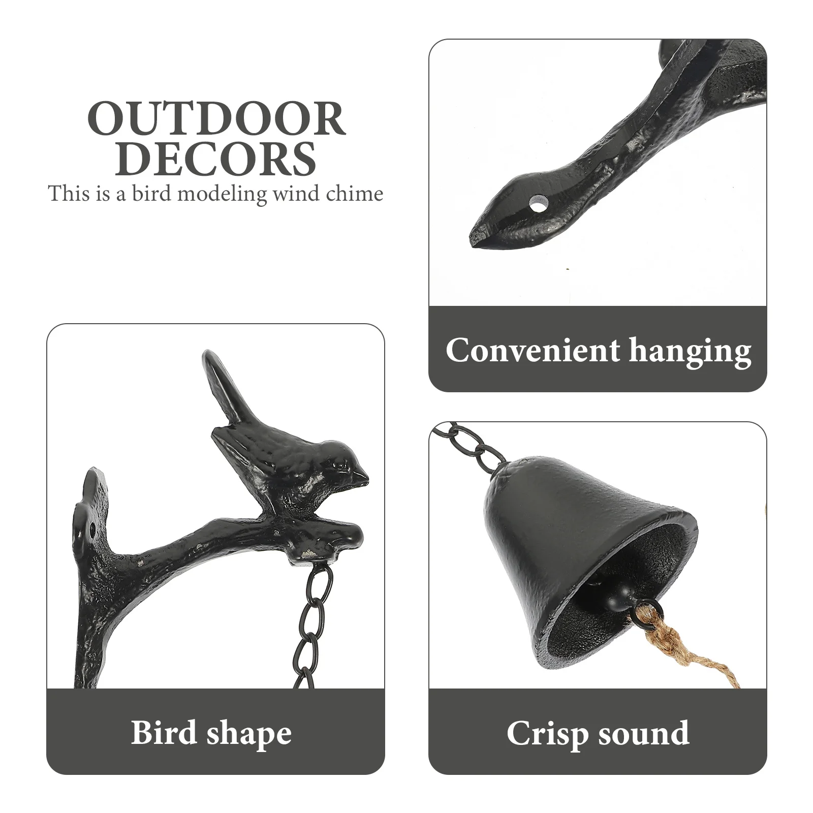 

Wind Chime Decoration Pendant Bell Chimes Hanging Ornaments for Garden Outdoor Home