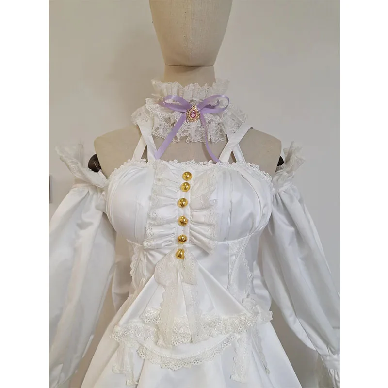 Game NIKKE The Goddess of Victory Dorothy Cosplay Costumes White Skirt Princess Dresses Lace Accessories Anime customization