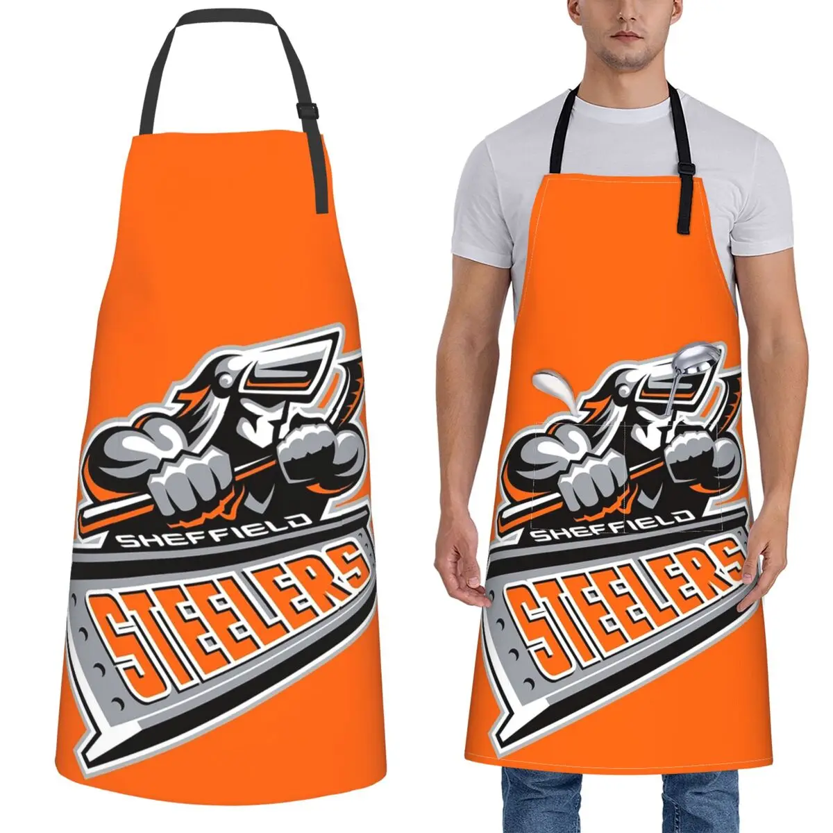 مآزر شيفيلد ستيلرز للطهاة والطبخ والخبز ومريلة مقاومة للماء لتنظيف المطبخ للنساء والرجال #1