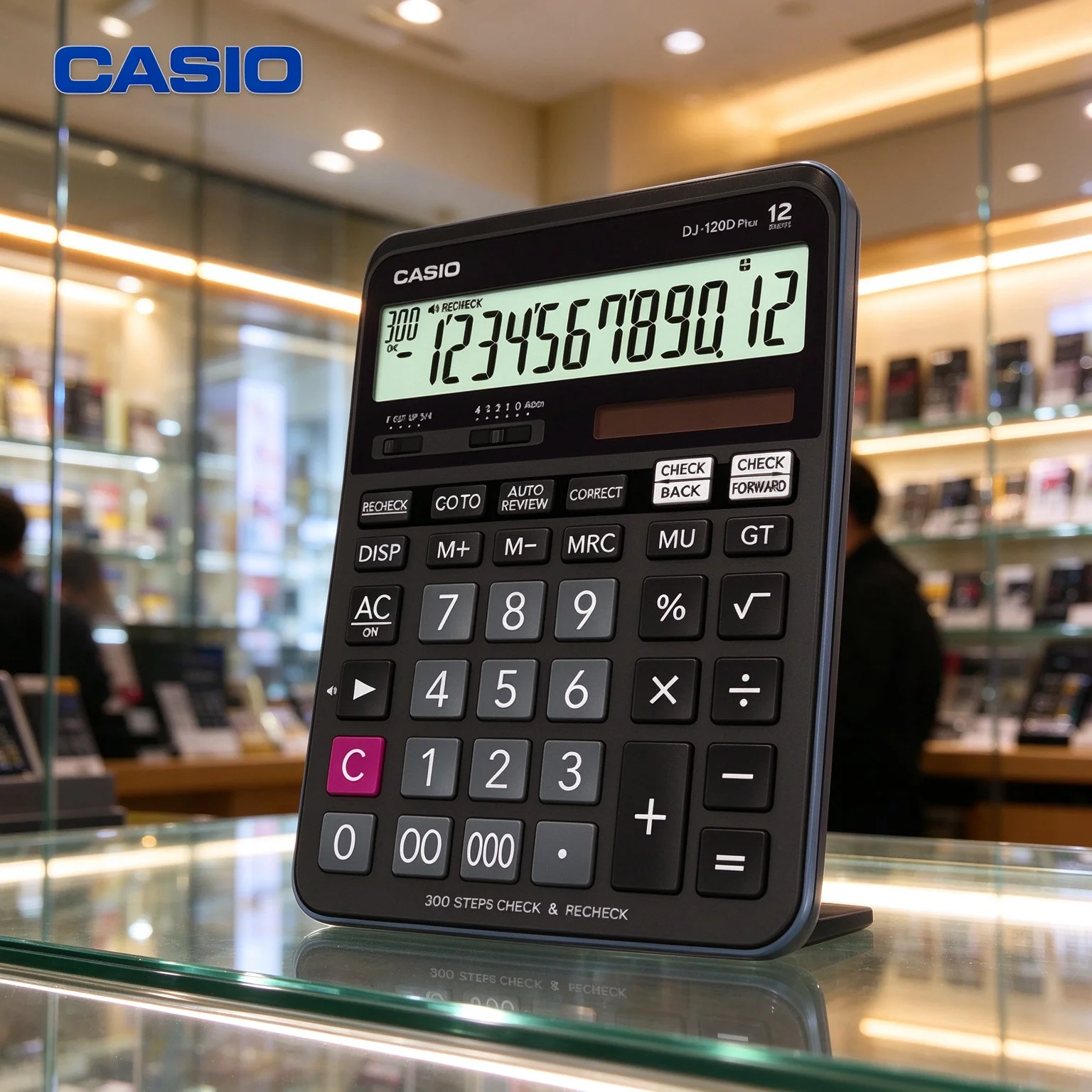 Casio /Finance Calculator /Billing Calculator MS20YC/SL310YC/DJ120D/GY120/DY120 Anti-slip Base Stable For Shop Cashier Work