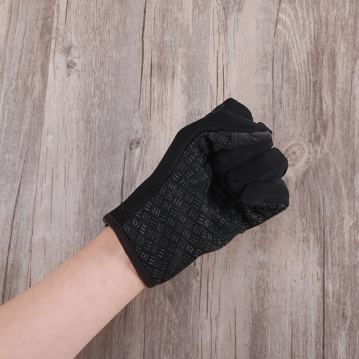 

1Pair Waterproof Touchscreen Cycling Gloves Adjustable Size Warm Anti-Slip Outdoor Gloves for Skiing Snowboarding Biking