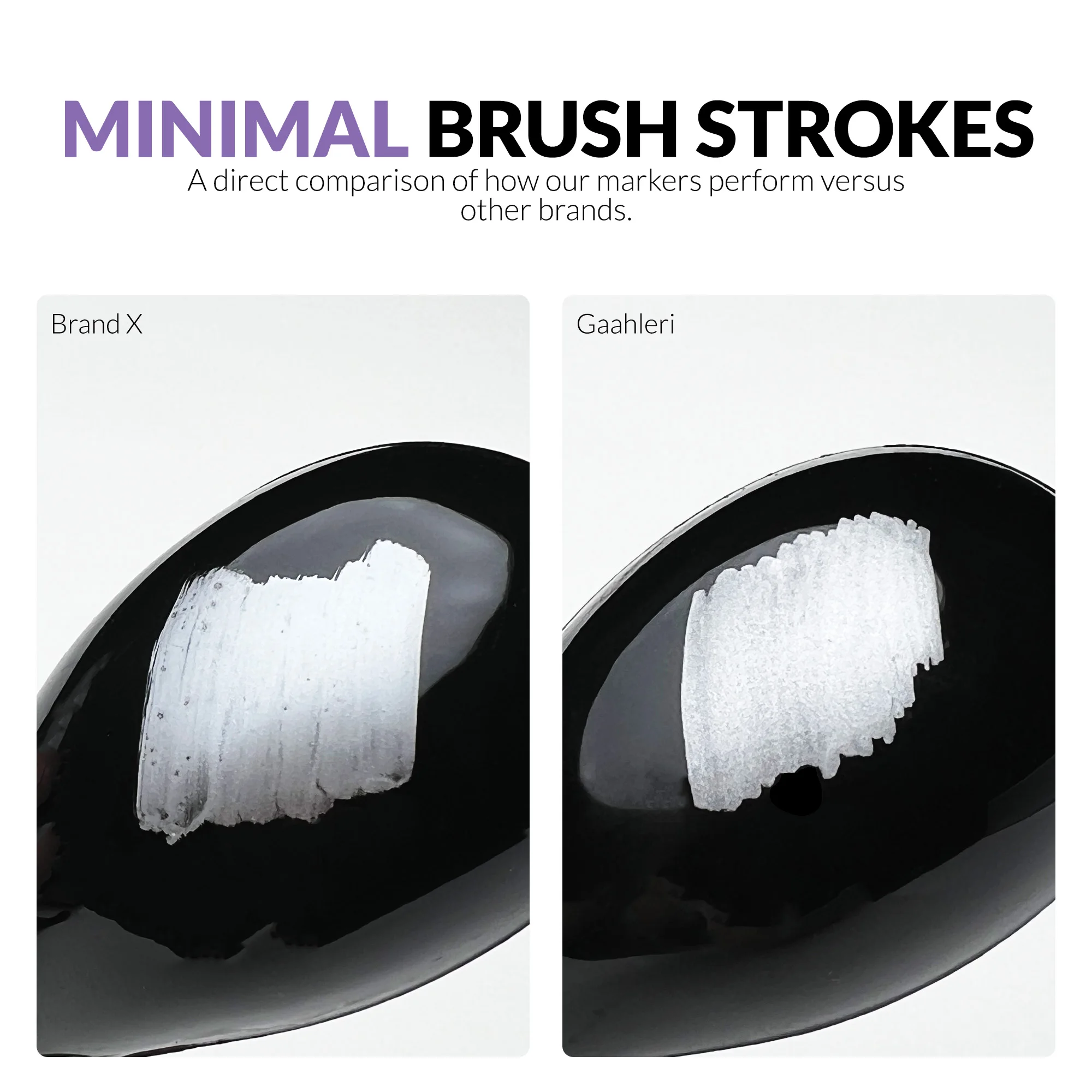 Marqueur Gaahleri GM-MS06 Zirconium Noir 2 PCS