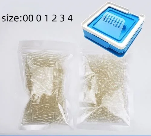

5k/Bag Size 00#0#1#2#3#4# HPMC Capsules Hollow Empty Capsules Hard Vegan Transparent Blue white Seperated Joined Capsules