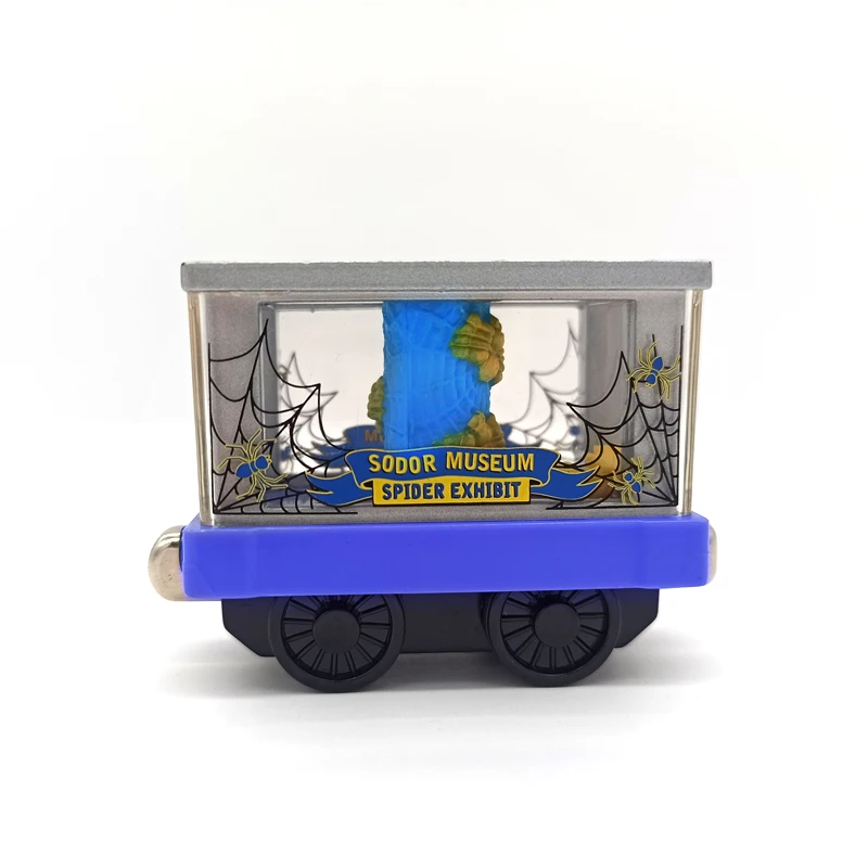 Genuine Thomas and Friends Alloy Magnetic Train Cabin Sodor Museum Spider Exhibit Metal Diecast New Rare Collection Kids Toys