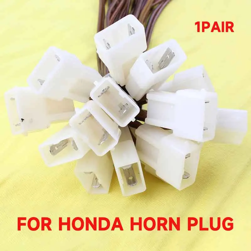 2Pcs Car Audio Speaker horn Plug Adapter socket Original Car Socket Lossless Docking Wiring Plug for Honda Acura EVERUS 1pair