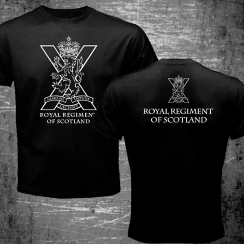 The new Royal Scots Regiment British Special Forces print high-quality round-neck short-sleeved T-shirts for both men and women