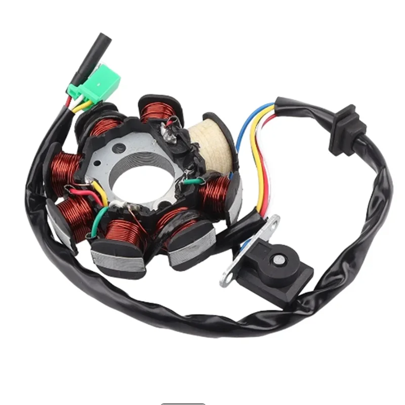 DC Engine Magneto stator Generator Coil, Motorcycle Accessories, GY6, 125, 150, 8-Pole