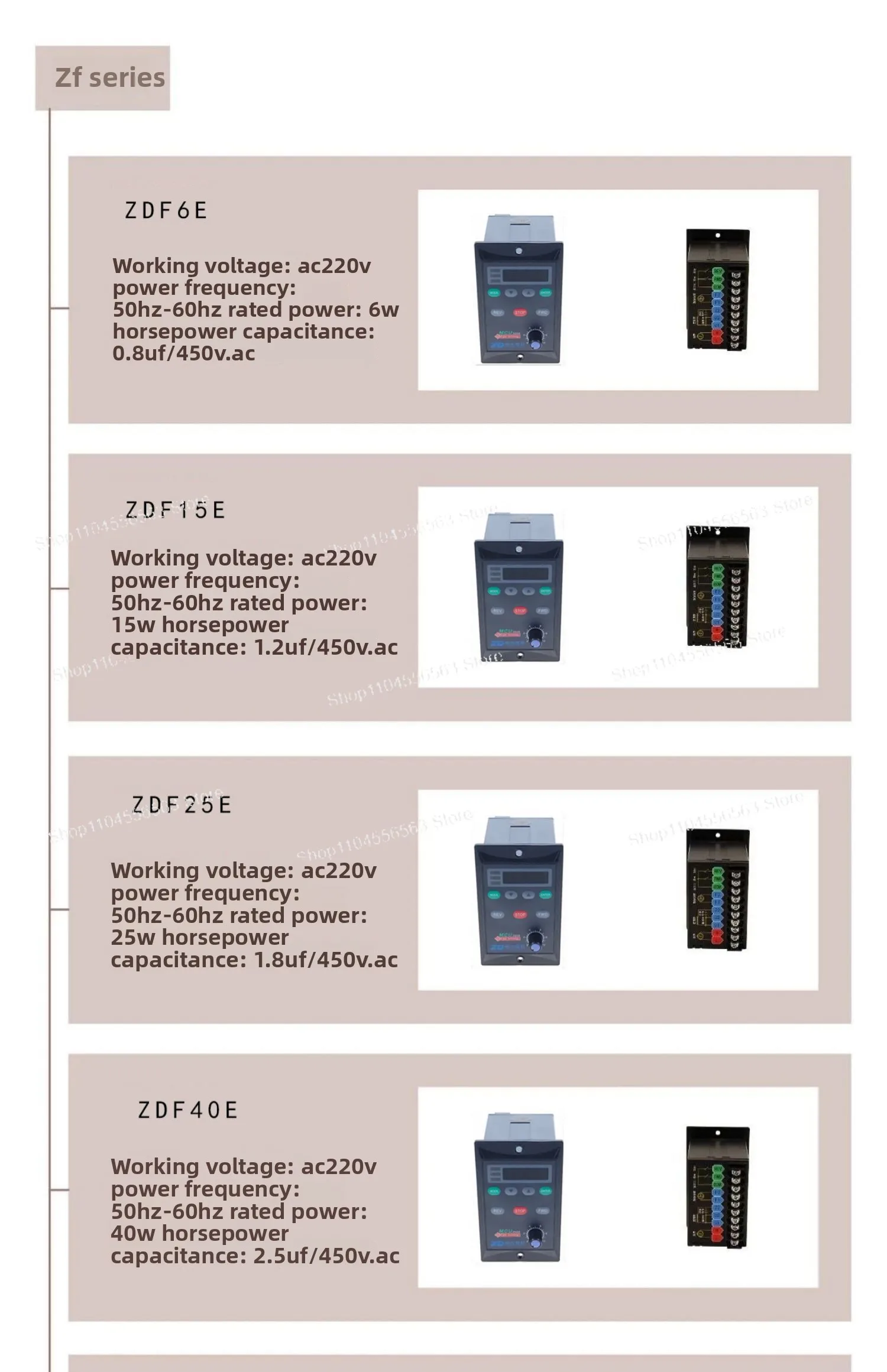 ​ ​ محافظ العرض الرقمي من سلسلة F6E-200E، وحدة تحكم في السرعة الصناعية مع شاشة LCD لتنظيم RPM للمحرك ​ ​