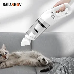 10000PA Handheld Vacuum Cleaner Rechargeable Portable Car Vacuum Cleaner Car Home Dual Purpose Wireless Dust Catcher Pet Hair