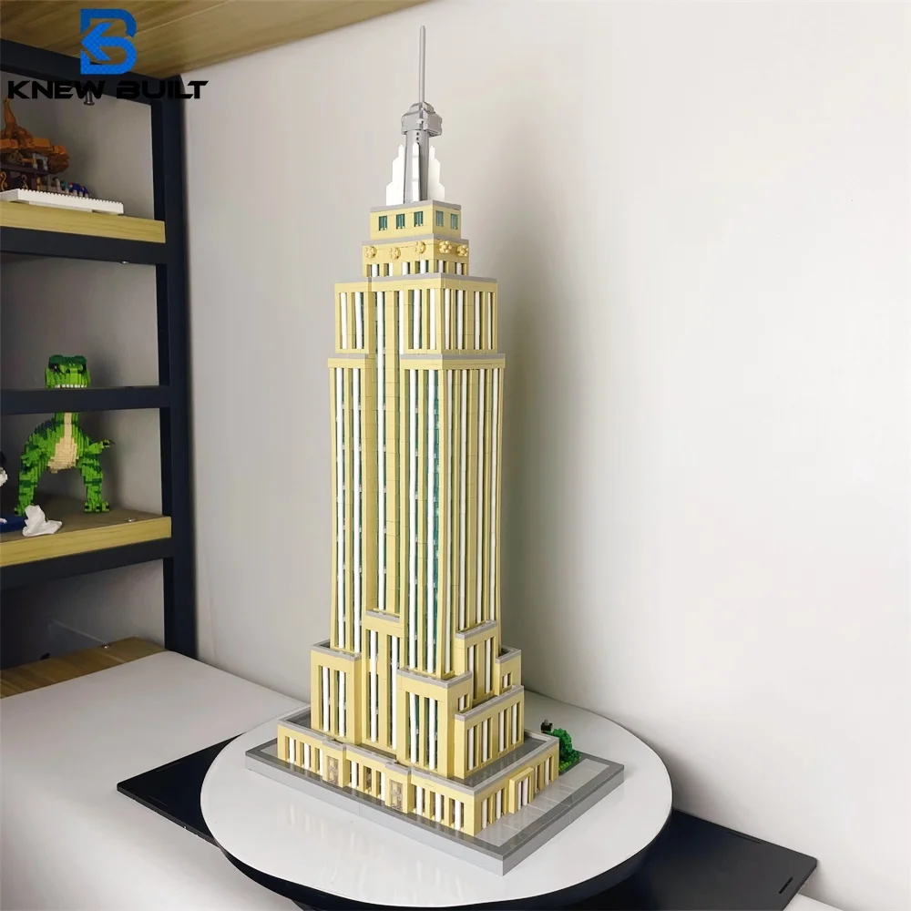 Empire State Building Micro Mini Blocks Toys 52cm Height Showcase of Historical Brilliance Nurtures Patience and Problem-solving