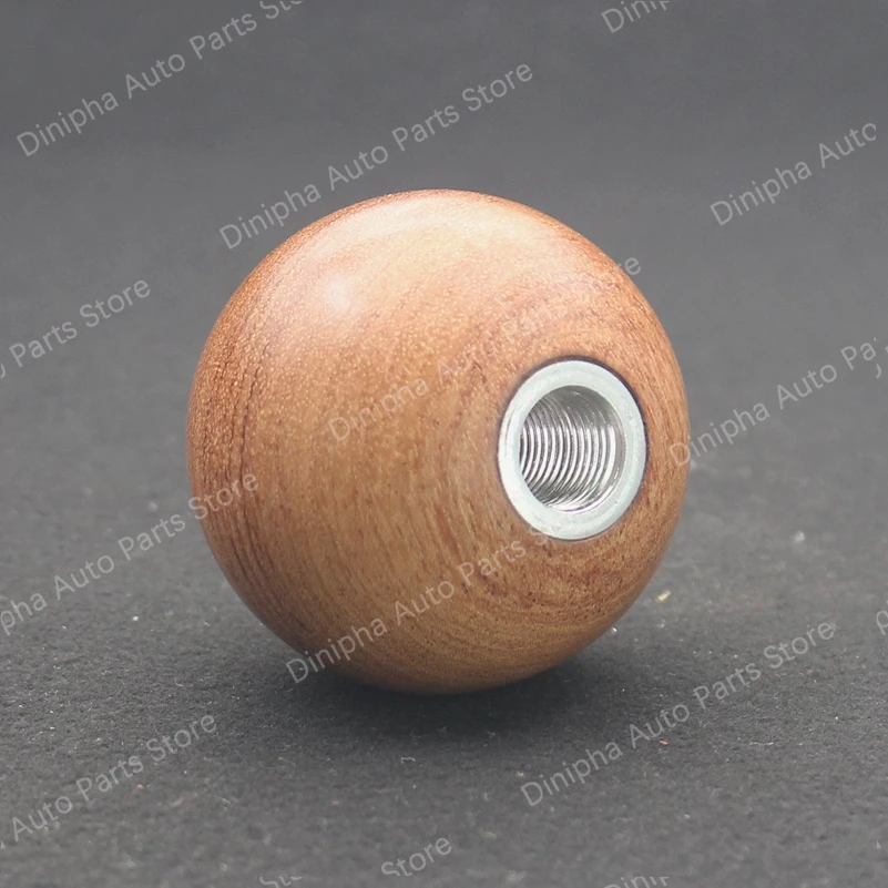 Car Gear Shift Knob Modification Personalized Round Solid Wood Gear Shift Knob   Gear Shift Knob  Universal Threaded