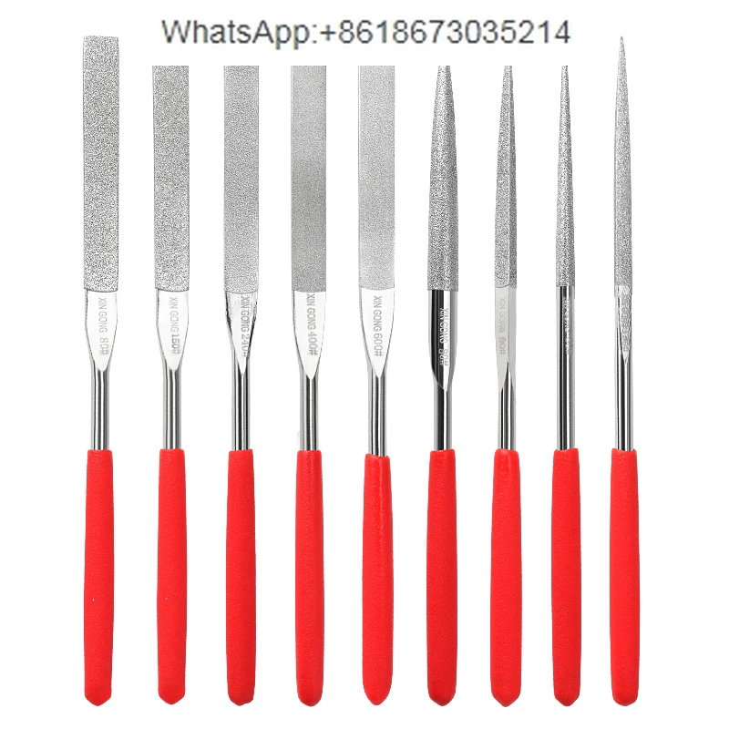 Diamond file 600 mesh assorted file 400 #small setback knife 80 mesh ultra-fine sand 150 grinding tool flat rub