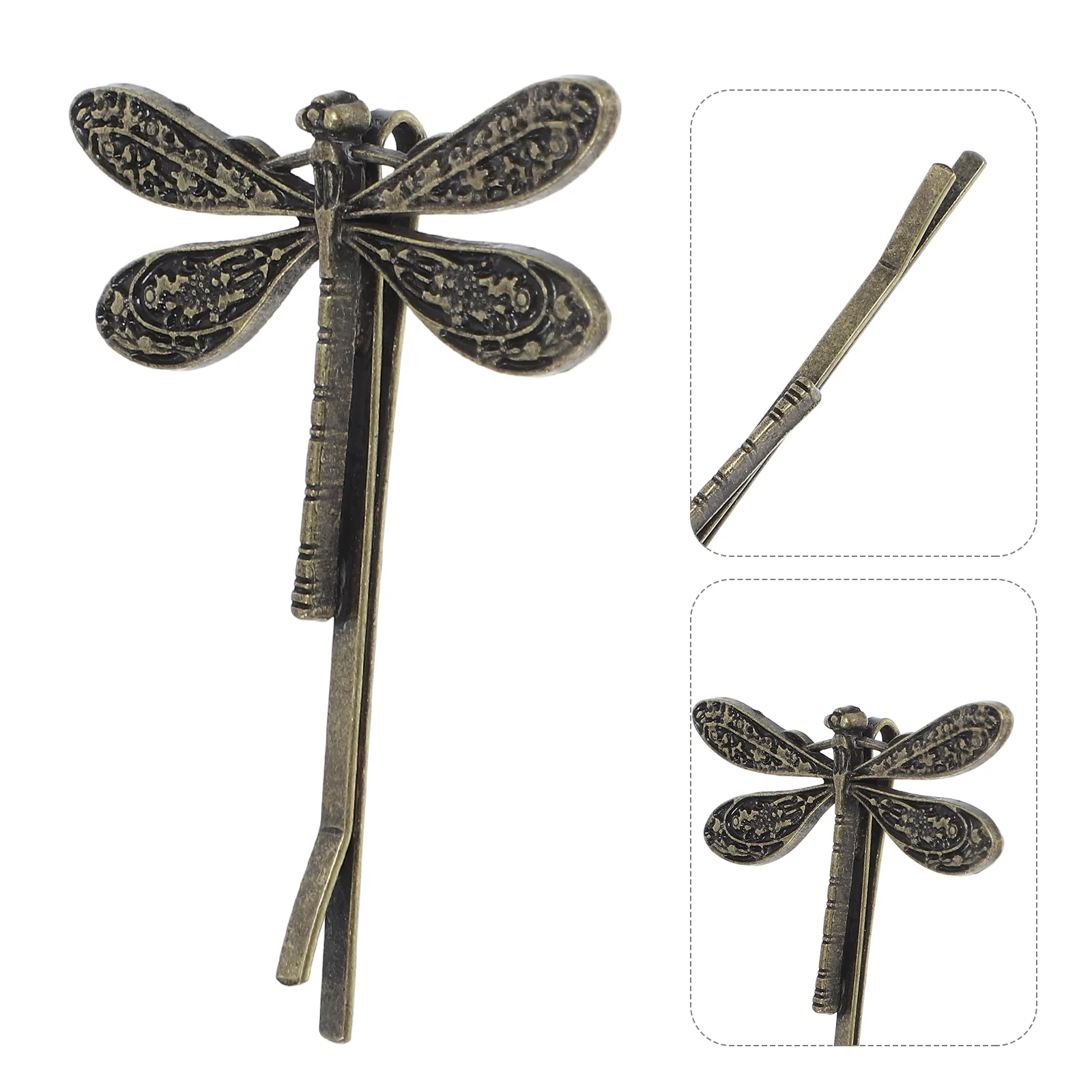 4 Pcs Vintage Side Clip Dragonfly Bangs Hair Decorative Headgear for Pin Women's Accessories