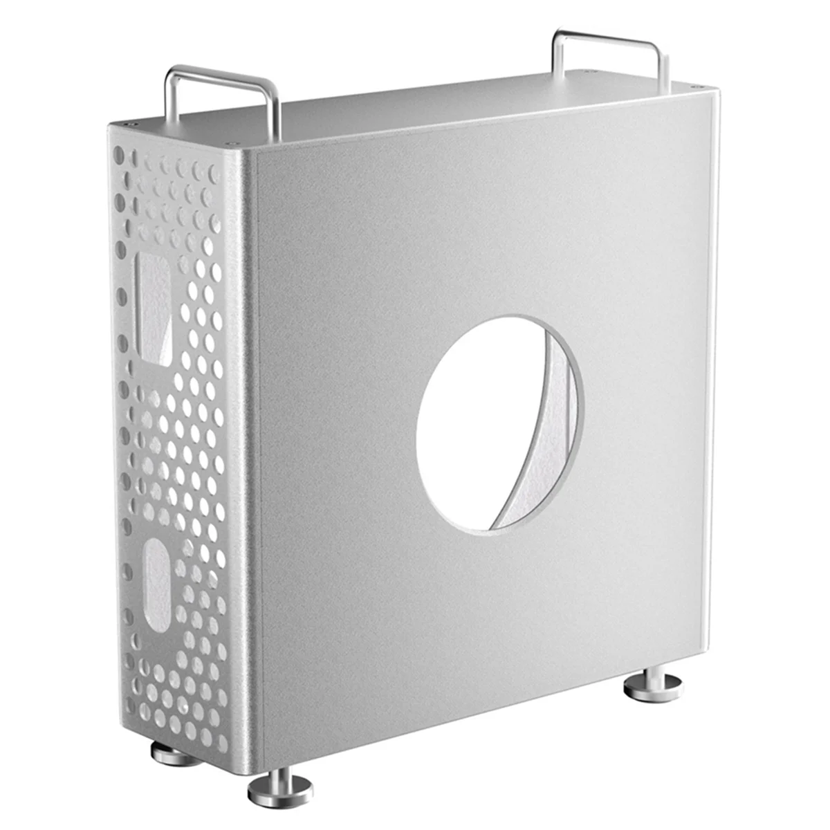 BISMZ สําหรับ Mac Mini M4/M4 Pro ขาตั้งแนวตั้งคอมพิวเตอร์กรณีฝาครอบป้องกันอุปกรณ์เสริมคอมพิวเตอร์สําหรับ Mac Mini M4/M4 Pro