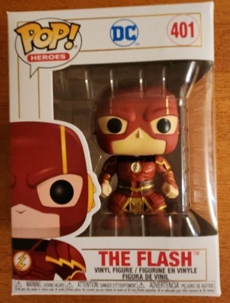 FUNKO POP Heróis o Flash 401 #   Figura de vinil em PVC brinquedos modelo colecionável exclusivo DC Hero brinquedo de presente de feriado de aniversário
