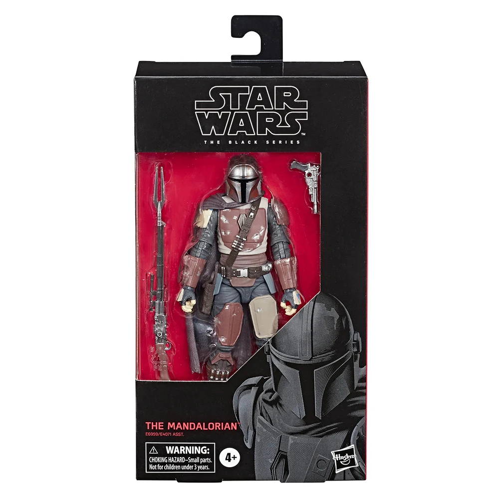 [In-Stock] Hasbro Star Wars The Black Series The Mandalorian Collectible 15cm Action Anime Model Figure Toys