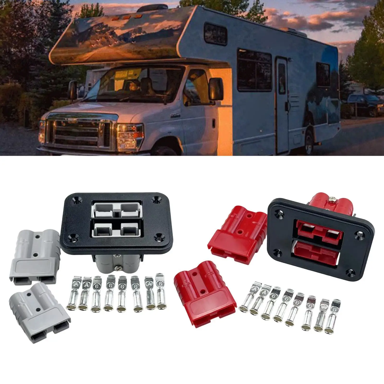 

Plug Mounting Panel Stable for Power SB50 Series Dustproof Professional Caravans without Lid Flush Mount Recessed Plate