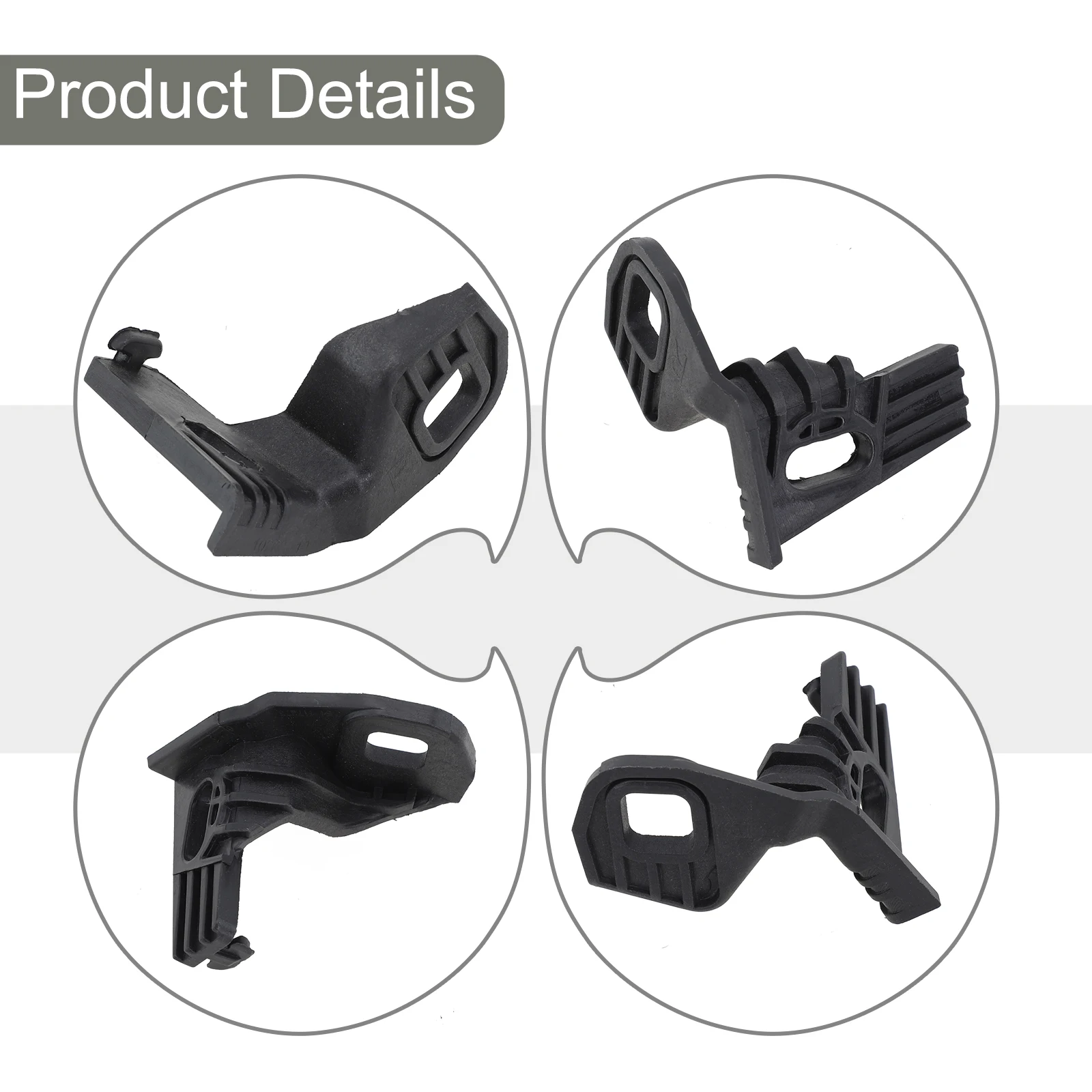 

Right Headlight Bracket For Car Headlight Replacement 1 Pieces ABS Black Car Accessories For BMW - 2 SERIES F22/F23/F87