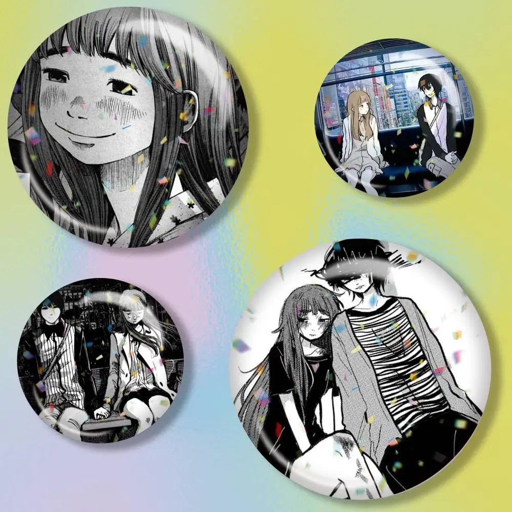 G-Goodnight Anime P-Punpun  Brooch Metal Decorative Brooch Pins for Backpack Clothes Jacket Accessories,Souvenir.