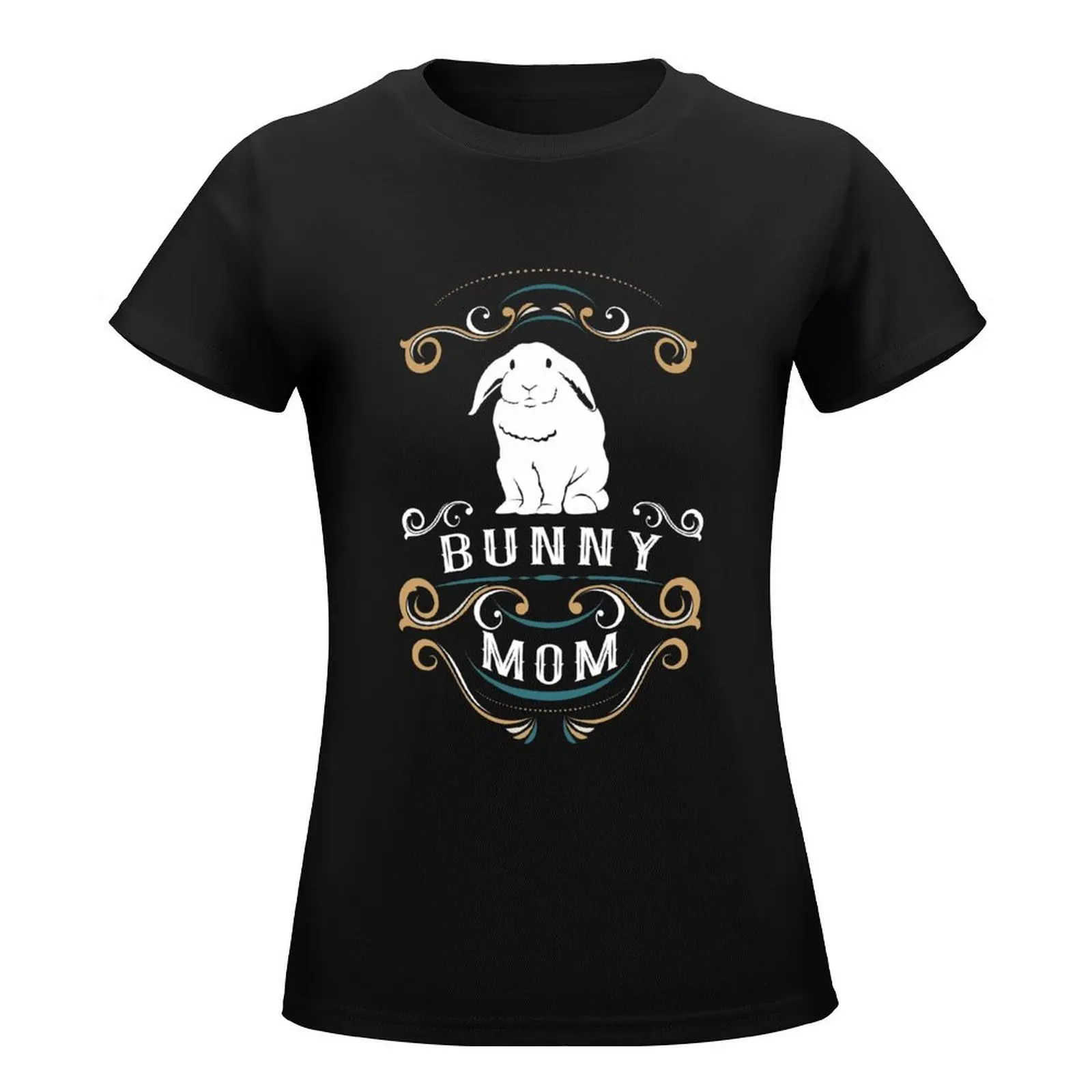 Bunny Mom | Lop Eared Rabbit | NickerStickers? on Redbubble T-Shirt quick-drying animal print Women clothes