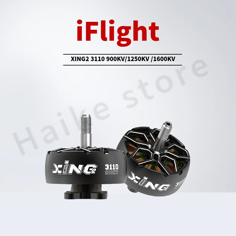 

iFlight XING2 3110 900KV 1250KV 1600KV Cinelifter Motor 3110 900KV/1250KV 4-6S Brushless Motor For FPV Racing RC Drone