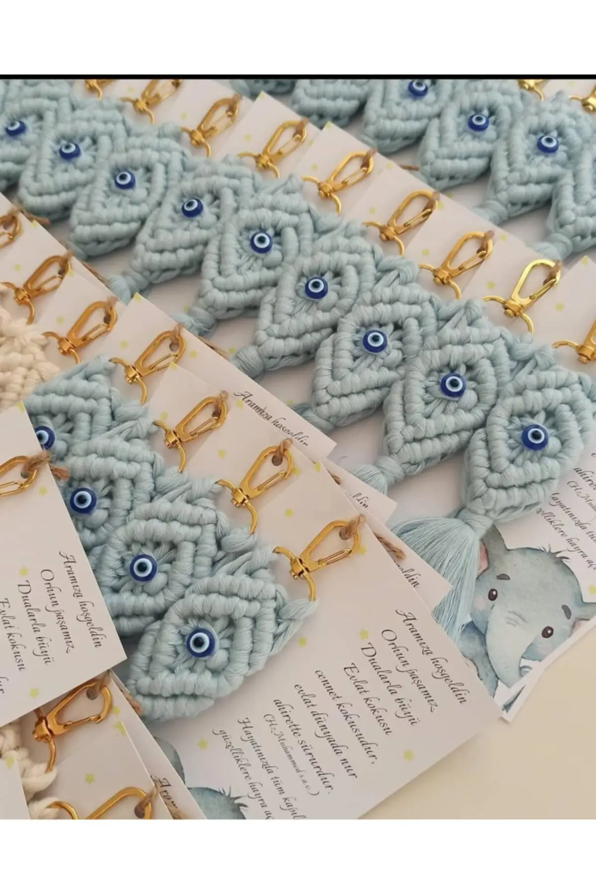 Macrame Keychain 30 PCs Can Be Customized Birthday Babyshower Promise Engagement Wedding For Special Occasions