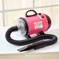 ‌High-Power Pet Hair Dryer & Vacuum 2-in-1 - Fast Dry & Quiet for Large Dogs/Cats Professional Grooming Blower with Heat Control