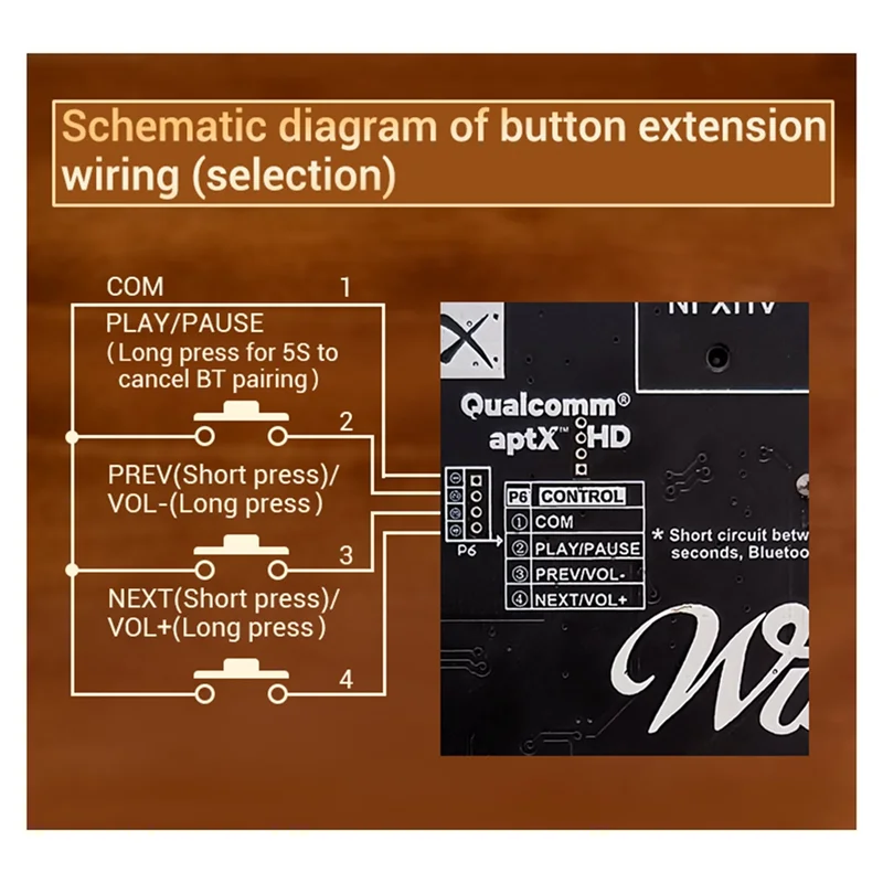 ABKQ-ZK-1002Q QCC3034 + TPA3116 Плата цифрового усилителя Bluetooth 2,0-канальный модуль аудиоусилителя APTX без потерь 2X 100 Вт