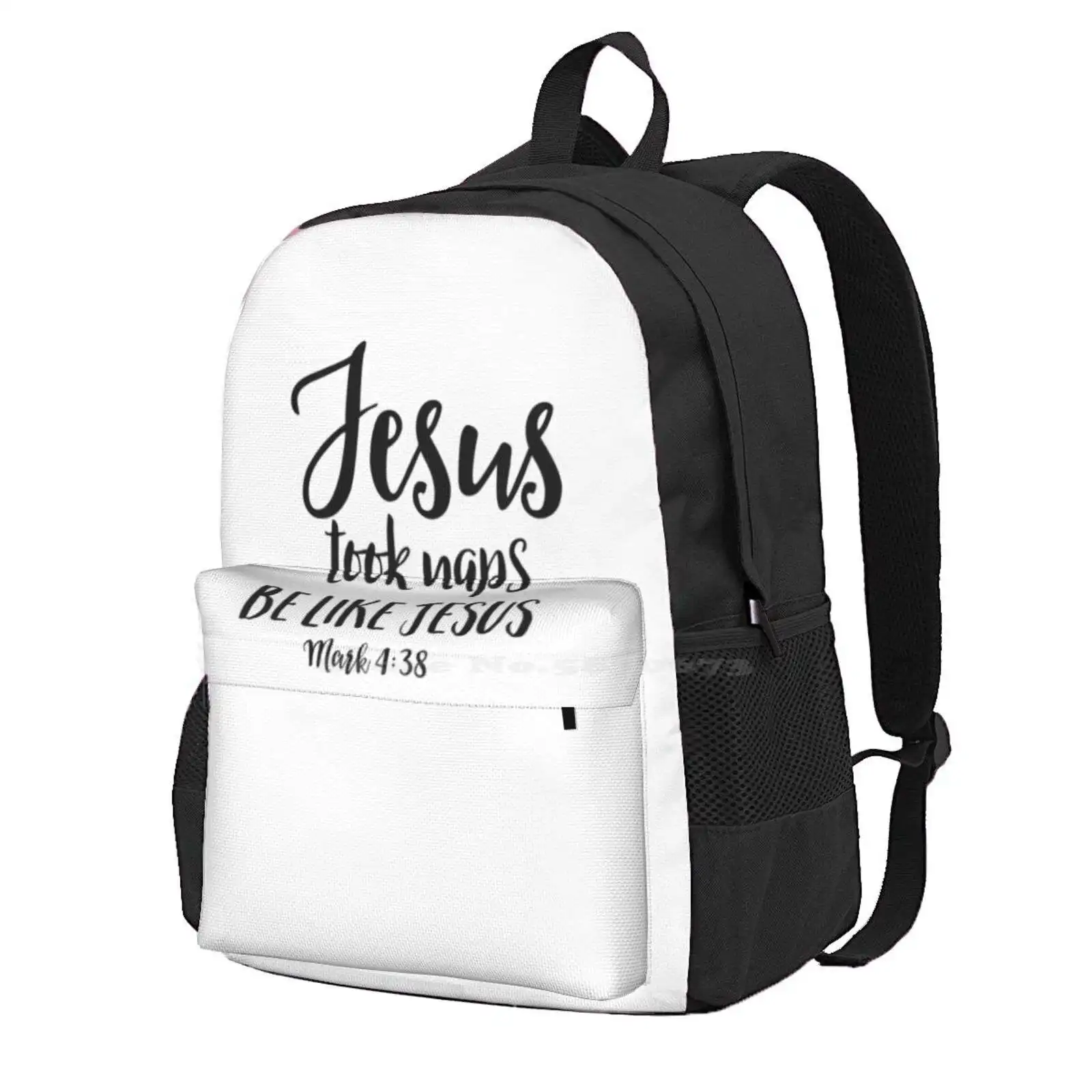 Jesus Took Naps Be Like Jesus | Funny Christian Gift Hot Sale Schoolbag Backpack Fashion Bags Jesus Took Naps Be Like Jesus