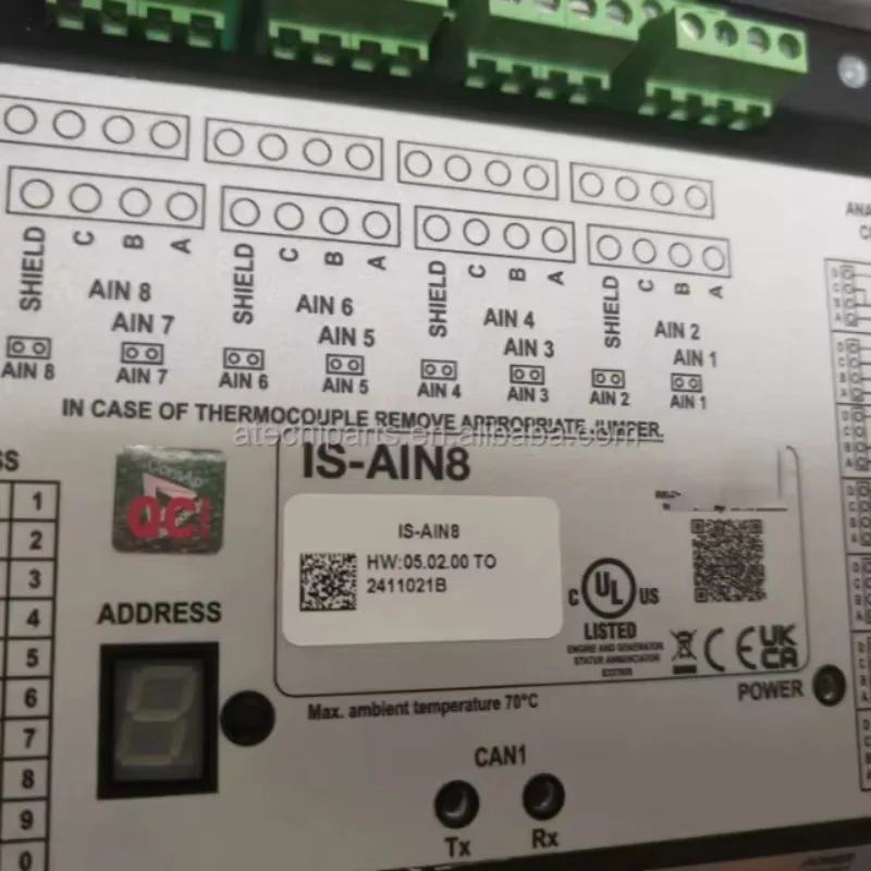 

I-AIN8 Control Module Controller for Genset Generator Analogue Input Module IS-AIN8