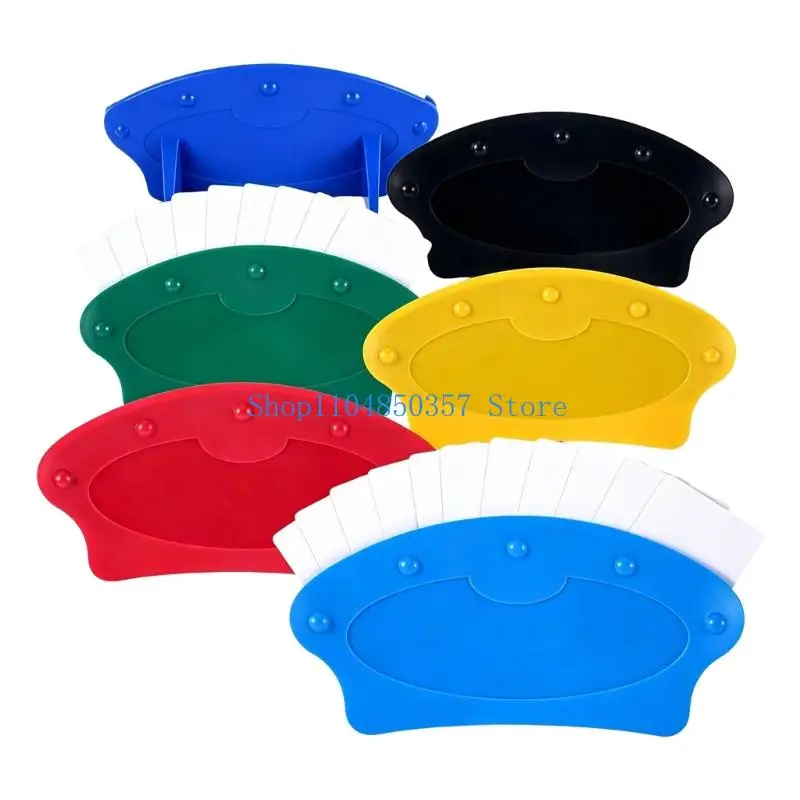 652F Plastic Playing Card Holder Board Game Rack Game Card Stand Playing Card Holder Helper for Organizing Cards