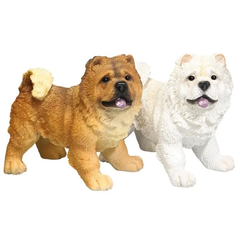 

Model Chow Chow Model Car Ornament Internet celebrity simulation dog commemorative doll figure crafts