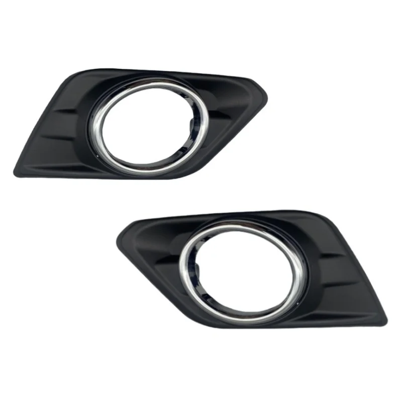 Car Front Fog Light Bezel Cover Fog Lamp Covers Left Right Auto Replacement Part for Nissan Rogue X-Trail X Trail 2014 2015 2016