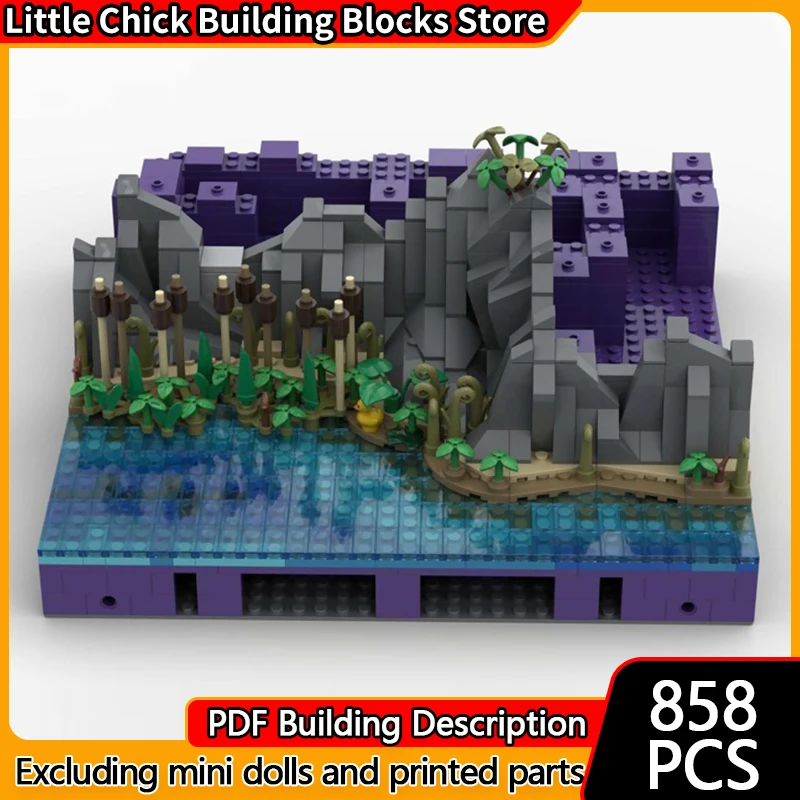 

Medieval Castle Model MOC Building Bricks Castle Scene Shore Modular Technology Children Holiday Gifts Assemble Toys Suit
